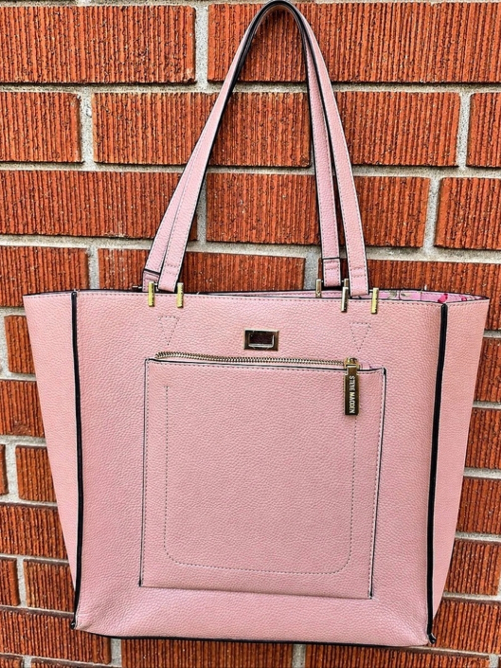 Steve Madden Floral Pink Tote Bag